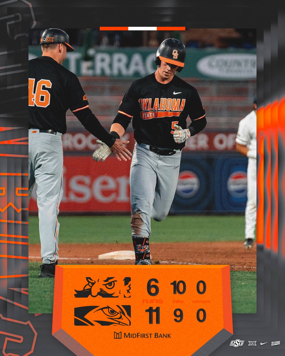 OSUBaseball's tweet image. Final from ONEOK

#GoPokes