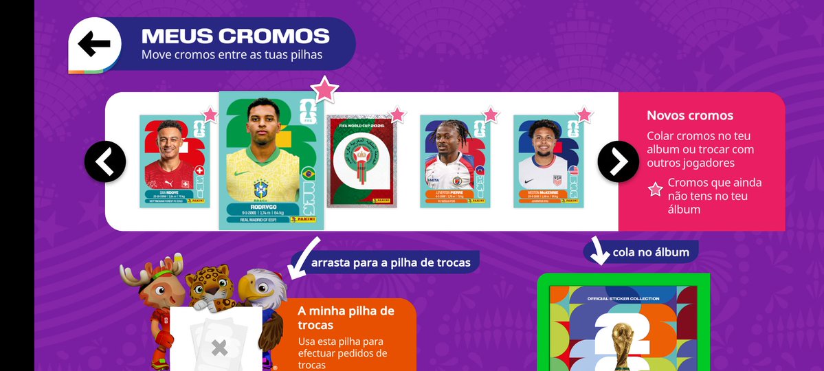 figurinhas da copa 2026 rodrygo Santos futebol clube