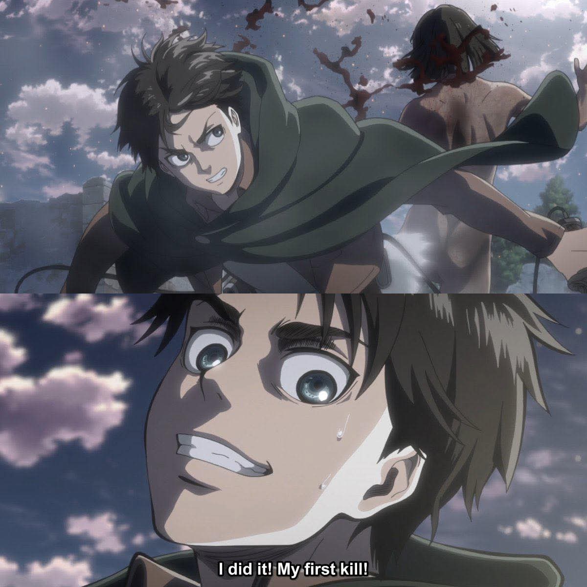 AnimexTwts's tweet photo. 9 years ago, Eren got his first kill https://t.co/gyFrepG2iX