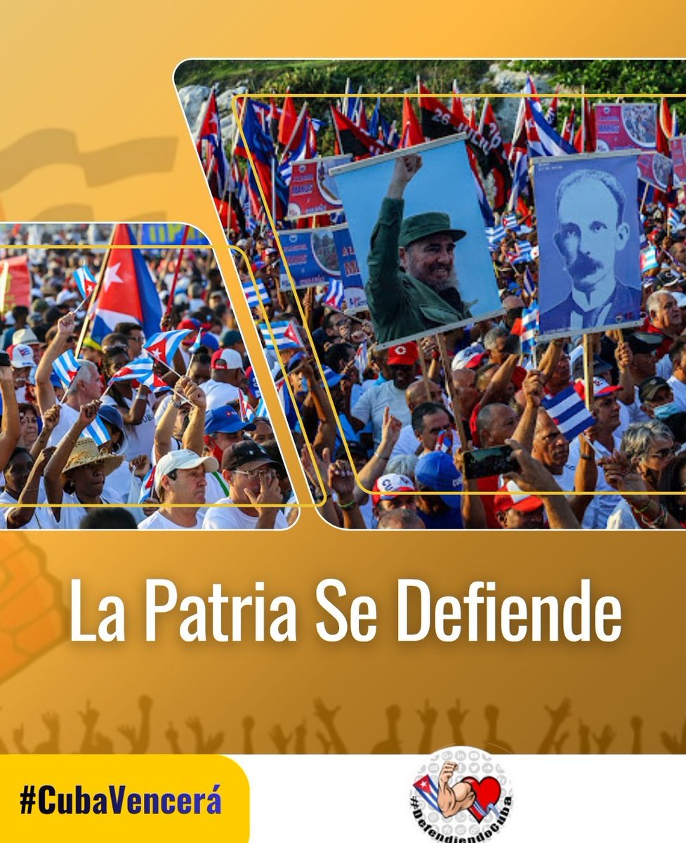 <a href="/DefendiendoCuba/">Defendiendo Cuba</a> <a href="/Vicente73977721/">Vicente Leal 🇨🇺🇨🇺🇨🇺🇨🇺🇨🇺🇨🇺</a> <a href="/_TereFelipe_/">Tere Felipe</a> <a href="/coloquiopatria/">Coloquio Patria</a> <a href="/TemisCubanita/">TemisRubita</a> <a href="/AndresB_Cu/">ANDRÉS.Cu</a> <a href="/IzquierdaUnid15/">Izquierda Latina 💪</a> <a href="/IzqNoticiasMx/">La Izquierda Noticias México</a> <a href="/FrankCuba2022/">Frank Rodríguez Pérez</a> <a href="/EVilluendasC/">Enrique Villuendas</a> <a href="/Latido_Izquierd/">Latido Izquierdo</a> ¡Firme con Cuba! 🇨🇺✨ Los preparativos van viento en popa para el #1roDeMayo, fecha de unidad y lucha. Todo el respaldo a nuestra Revolución y a sus máximos líderes. ¡Viva la dignidad obrera! 💪❤️

#LaPatriaSeDefiende #DefendiendoCuba