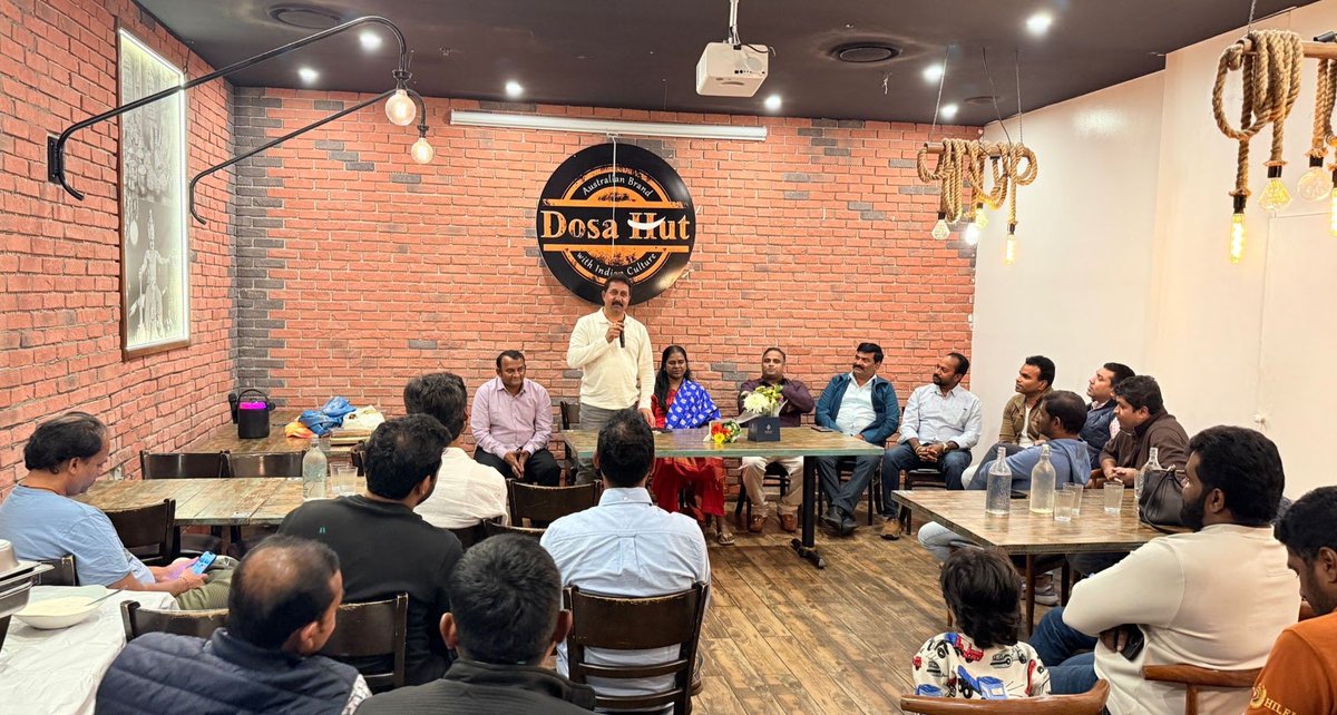 BandaCR's tweet photo. It was a pleasure to meet and interact with community leaders of Queensland
It also brought back fond memories of the sister city relationship between Brisbane n Hyd during my tenure as Mayor,a bond that continues to reflect our shared values and cultural connections.
#brisbane https://t.co/i7a6twtIsR