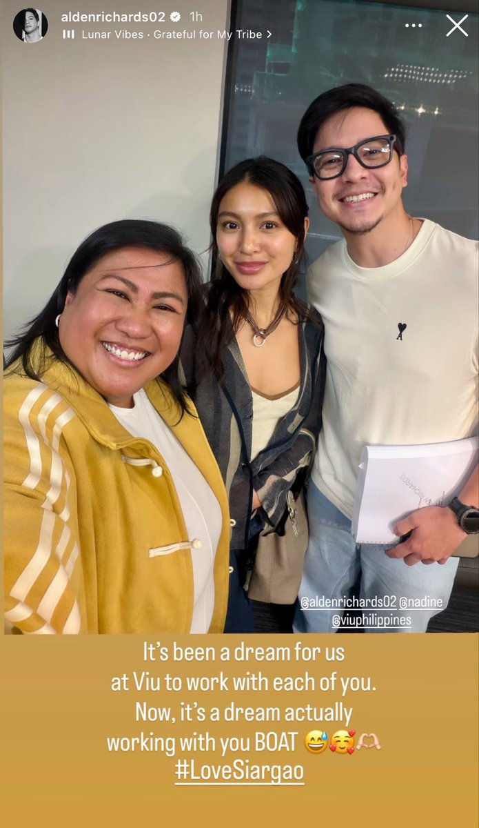 AldenTrendsOFC's tweet photo. Most probably, God was on our side 😇

A LOT of PEOPLE’s DREAM now turning into REALITY ☺️

Thank you, Lord 🙏🏻

We are excited to meet you, JAO and Kara! 🥰

𝐀𝐬𝐢𝐚'𝐬 𝐌𝐮𝐥𝐭𝐢𝐦𝐞𝐝𝐢𝐚 𝐒𝐔𝐏𝐄𝐑𝐒𝐓𝐀𝐑 𝐀𝐋𝐃𝐄𝐍 𝐑𝐈𝐂𝐇𝐀𝐑𝐃𝐒. 𝐓𝐡𝐞 𝐏𝐫𝐞𝐬𝐢𝐝𝐞𝐧𝐭 𝐍𝐚𝐝𝐢𝐧𝐞 𝐋𝐮𝐬𝐭𝐫𝐞.  

𝗧𝗪𝗢 𝗣𝗘𝗢𝗣𝗟𝗘. 𝗢𝗡𝗘 𝗜𝗦𝗟𝗔𝗡𝗗.  
𝓛𝓸𝓿𝓮, 𝓢𝓲𝓪𝓻𝓰𝓪𝓸 exclusively on ＶＩＵ ❤️🌊

@aldenrichards02  @Viu_PH 
#LoveSiargao 
#NadineLustre 
#ALDENRichards
