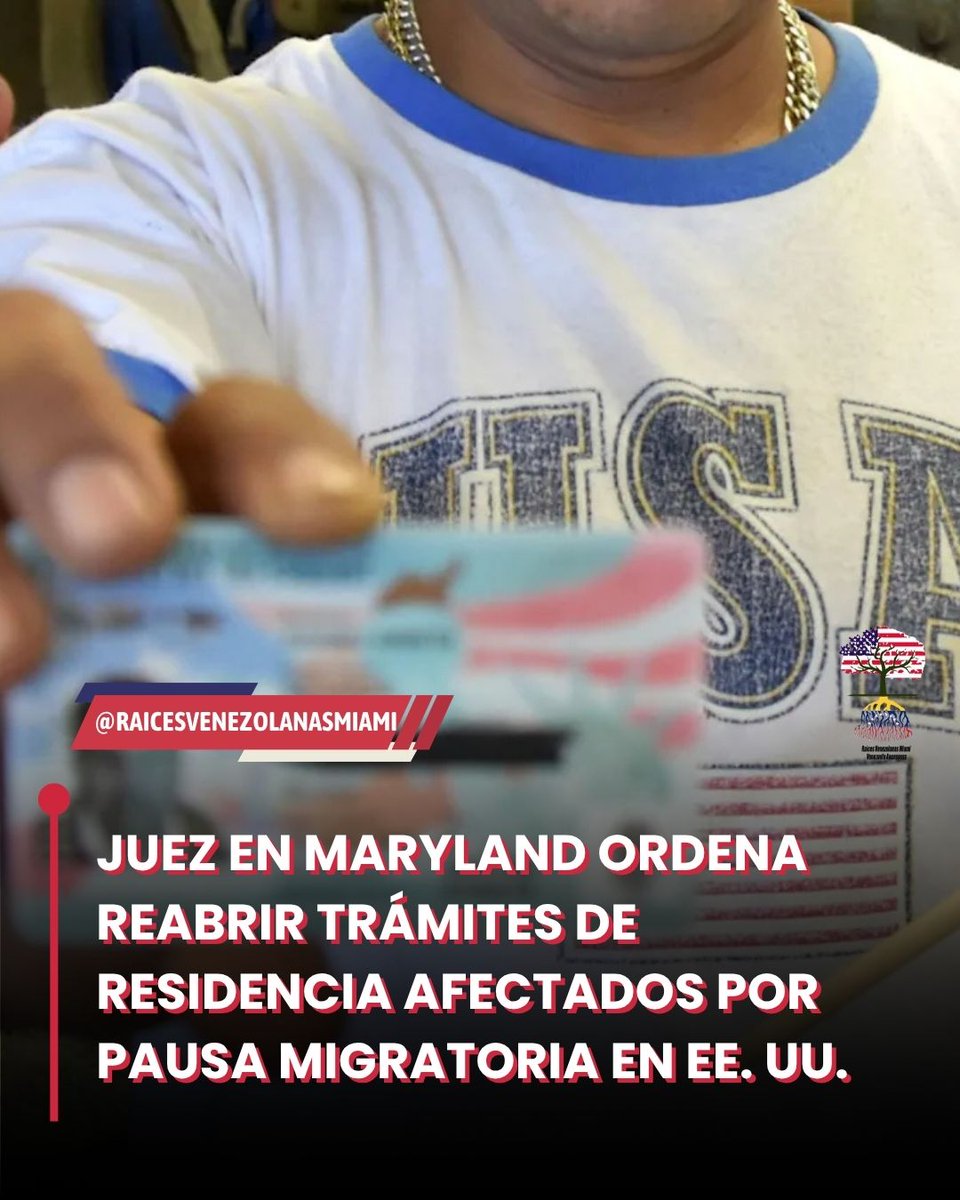 Un juez federal en Maryland ordenó al Servicio de Ciudadanía e Inmigración de Estados Unidos (USCIS) reanudar el procesamiento de solicitudes de residencia permanente de 83 migrantes cuyos casos habían sido suspendidos bajo una política de la administración de Donald Trump