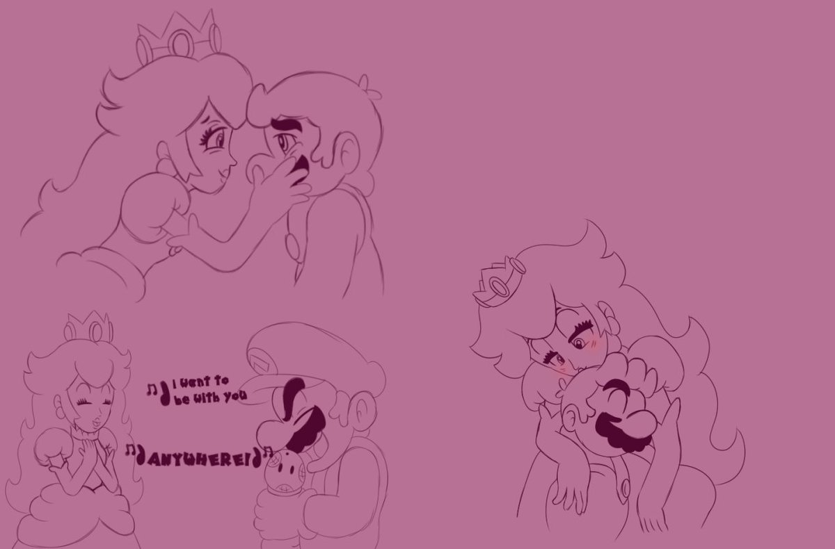 MrSexyFan1's tweet image. Some Mareach Doodles for the Evening.
#Mario #PrincessPeach