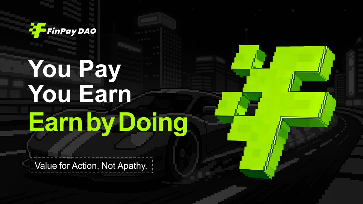 FinPayDAO's tweet photo. 🪙FinPay DAO rewards the active, not the idle.
If you pay, you earn.

#UtilityDriven #FinPayDAO https://t.co/pp1CYeUMqz