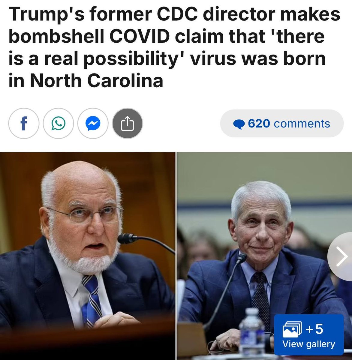 America spent years screaming “lab leak” at China while its own former CDC director publicly said there was a real possibility the virus originated in North Carolina.

But sure, Nikki Haley has already solved the case from a campaign keyboard.

This is the whole scam:
When
