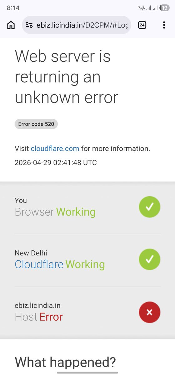 SsanjayPrince's tweet photo. @LICIndiaForever your server is not working, I am unable to make the policy payment. https://t.co/aGF8gR3ool