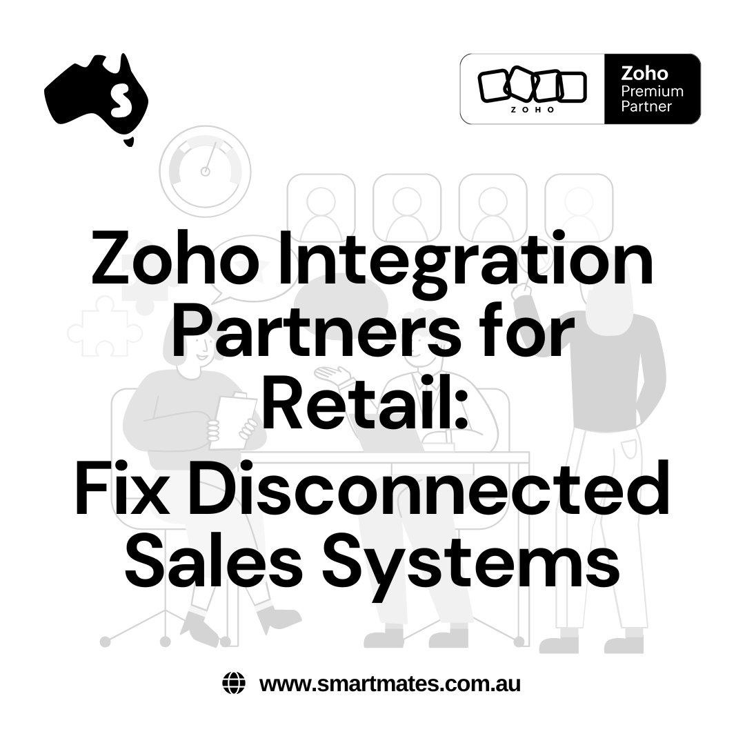 smartmatesco's tweet image. Call 1300 199 964 | Email help@smartmates.com.au | Visit smartmates.com.au/zoho

Disconnected retail systems create delays and errors. 

Learn how Zoho integration partners connect your systems for smoother operations.

Read more: smartmates.com.au/zoho/blogs/zoh…

#Zoho #Retail #CRM