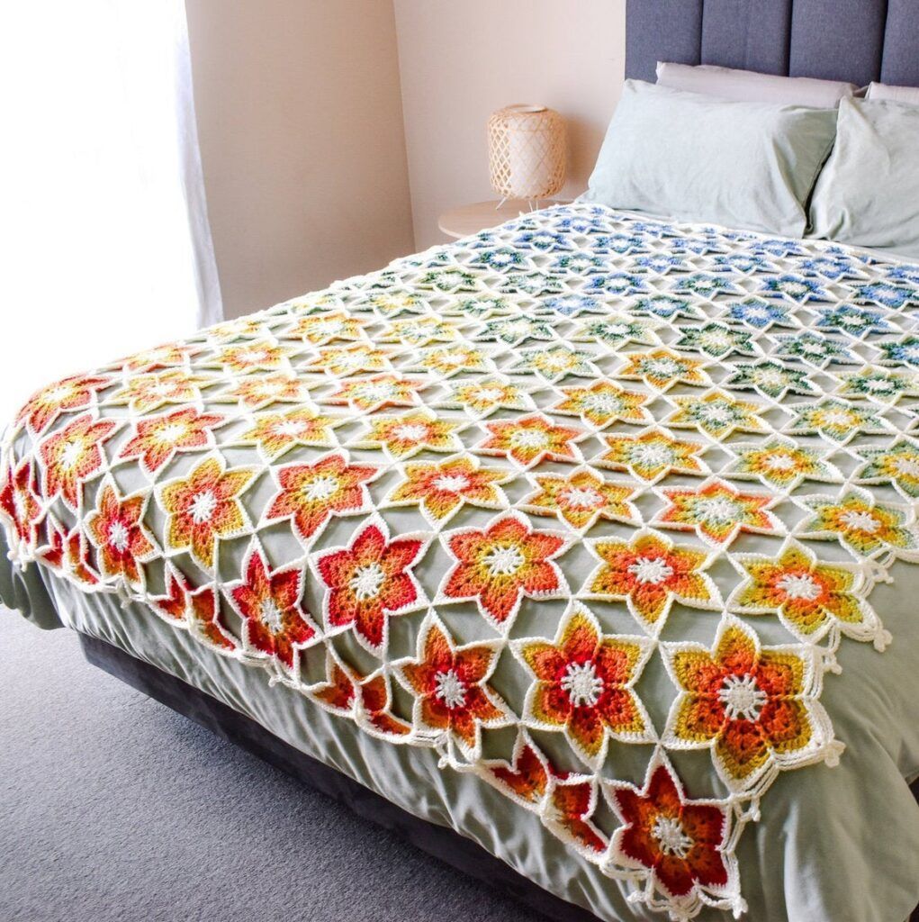 knithacker's tweet image. Crochet A Resilience In Bloom Blanket For The Perfect Heirloom Gift: 👉 knithacker.com/2021/04/croche… #crochet #heirloom #handmade 🌺