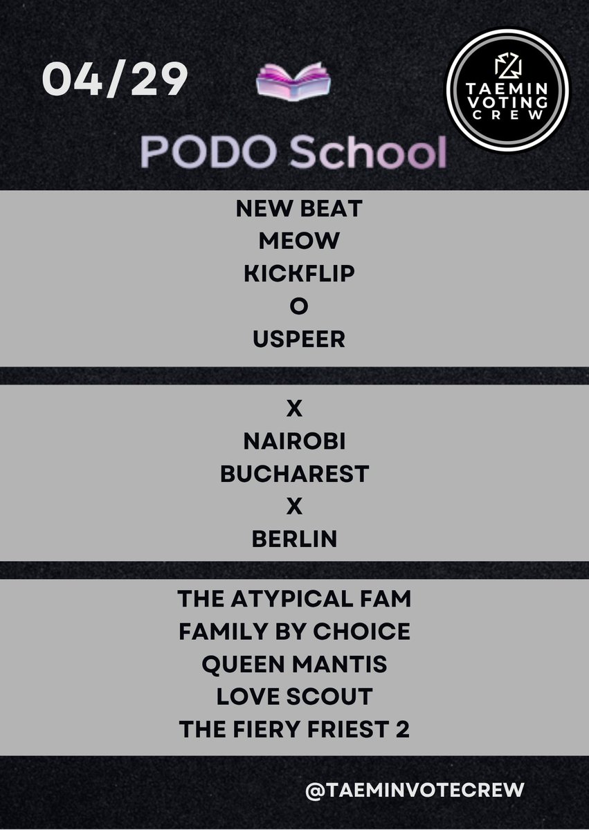 TAEMIN VOTING CREW tweet media