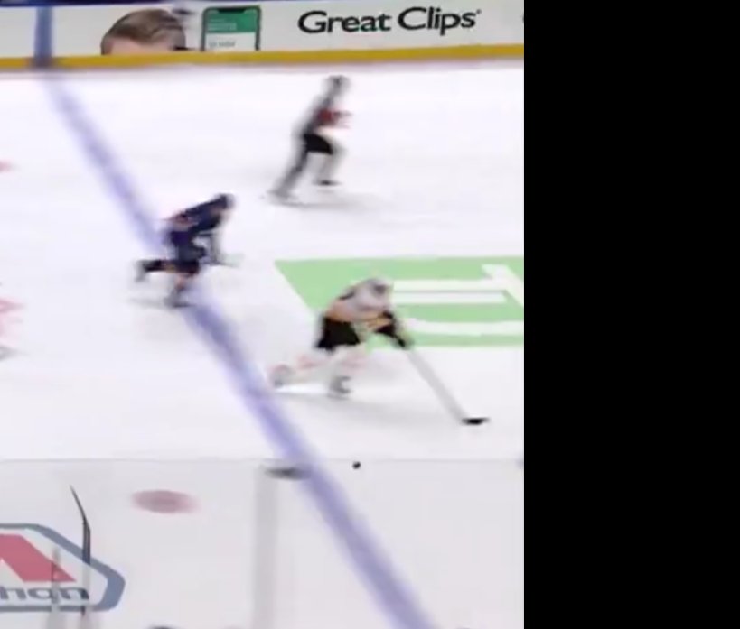 Good job by Pastrnak staying onside for the GWG.