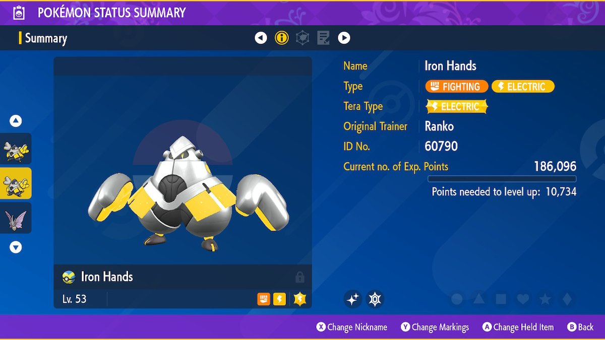 RankoHoshino's tweet image. #Pokemon #PokemonViolet #ShinyPokemon #IronHands
