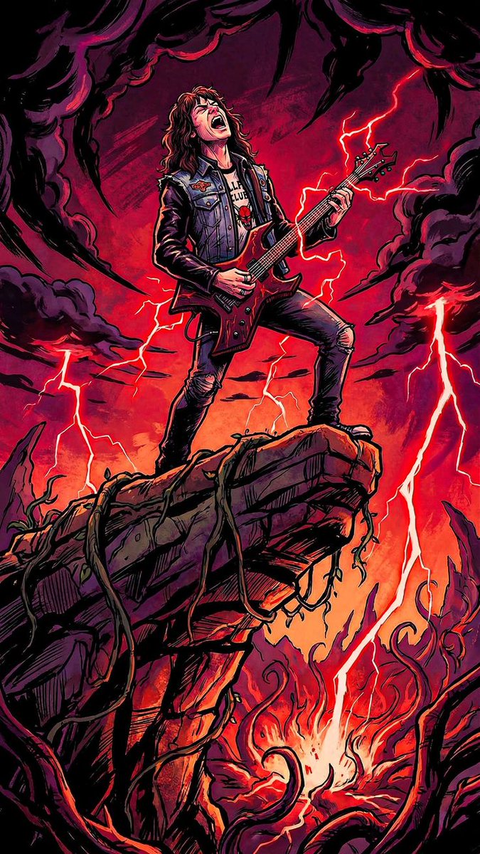 andfaris94's tweet photo. Eddie's Guitar @Stranger_Things @hellfireIover #strangerthings https://t.co/driPYBYBCB