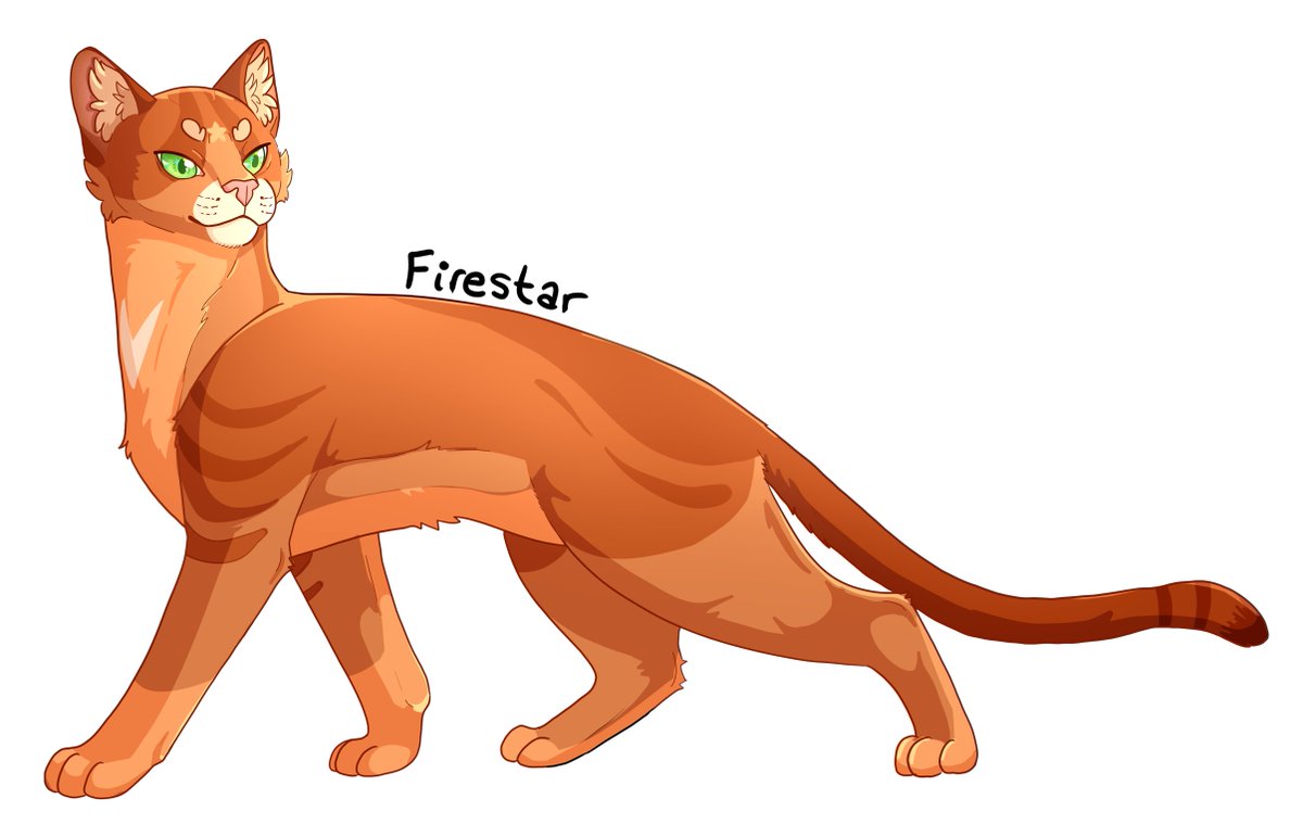MuffinRuka's tweet photo. Just wanted to do a line up of all the new warrior cat fanarts ive made recently #warriorcats #wcwt #digitalart #Firestar #Whitestorm #Ravenpaw #Sol #art https://t.co/nqHJqLdZdD