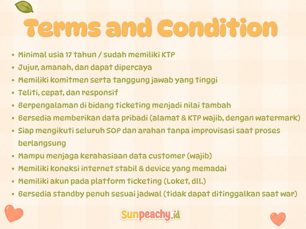 JASWAR/JASTIP TICKETING SERVICE 🌻🍑 tweet media
