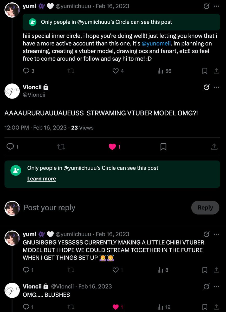 vi was so kind and passionate in everything he did. he inspired many; every interaction was special. 

even after moving accounts from the rhtc, we continued to support each other.

these screenshots show what an amazing person he was.. share moments / draw in his memory. 💙💜