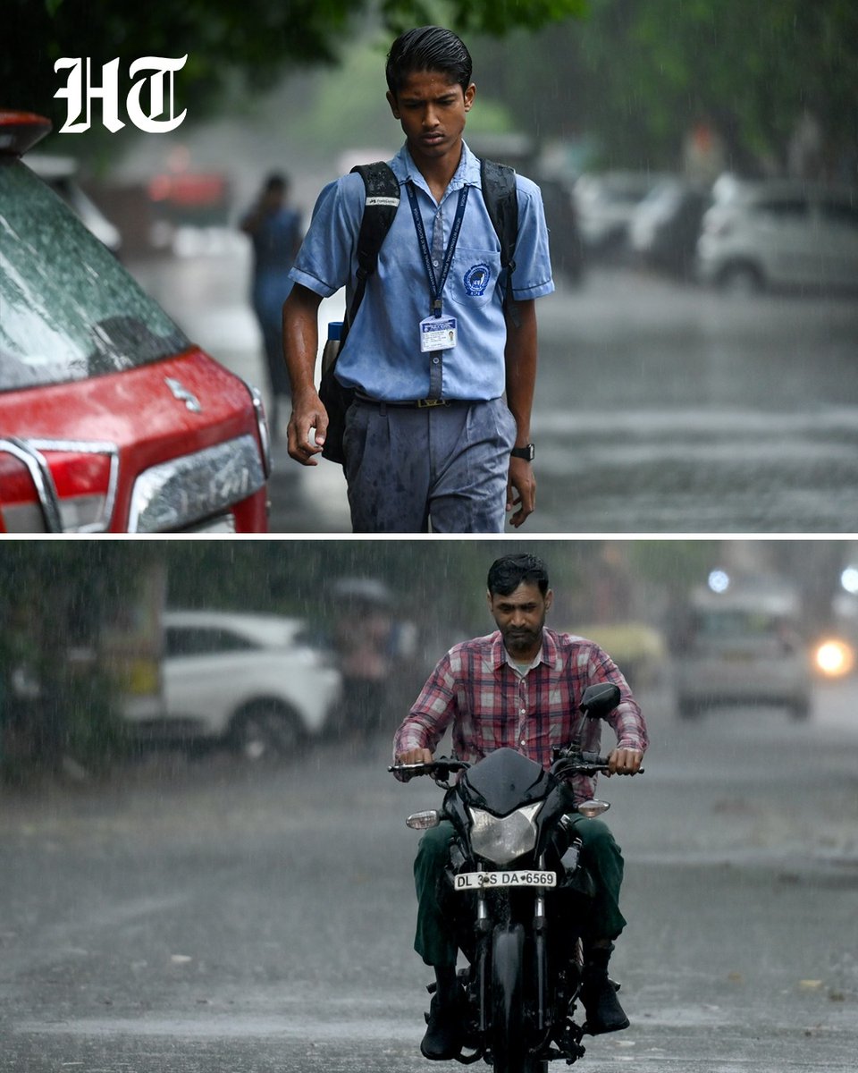 htTweets's tweet image. Commuter encountered rain during the morning hours. The sudden rainfall in Delhi-NCR brought significant relief to people from the scorching heat.

Photo by Sunil Ghosh / HT

#Noida #Rain