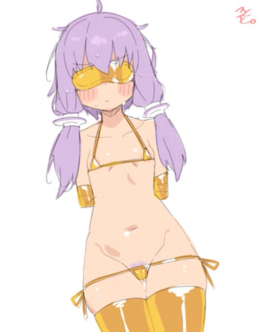 らくがき ゴールデン拘束マイクロビキニ (R18エロ/NSFW/コッショリ)