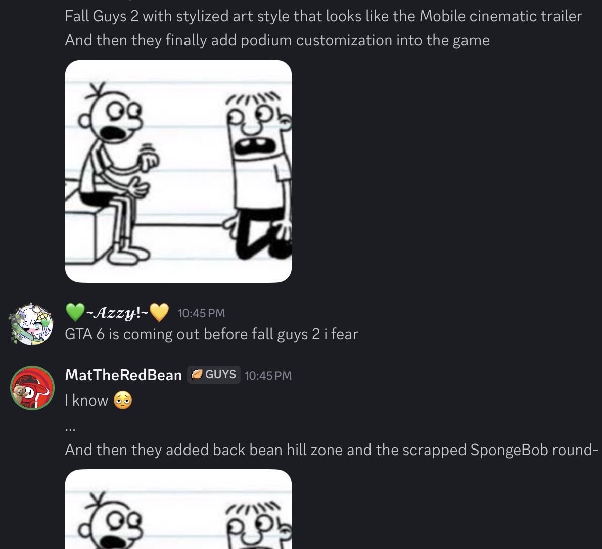 MatTheRedBean's tweet image. You guys don’t know what kind of copium I’m on #FallGuys