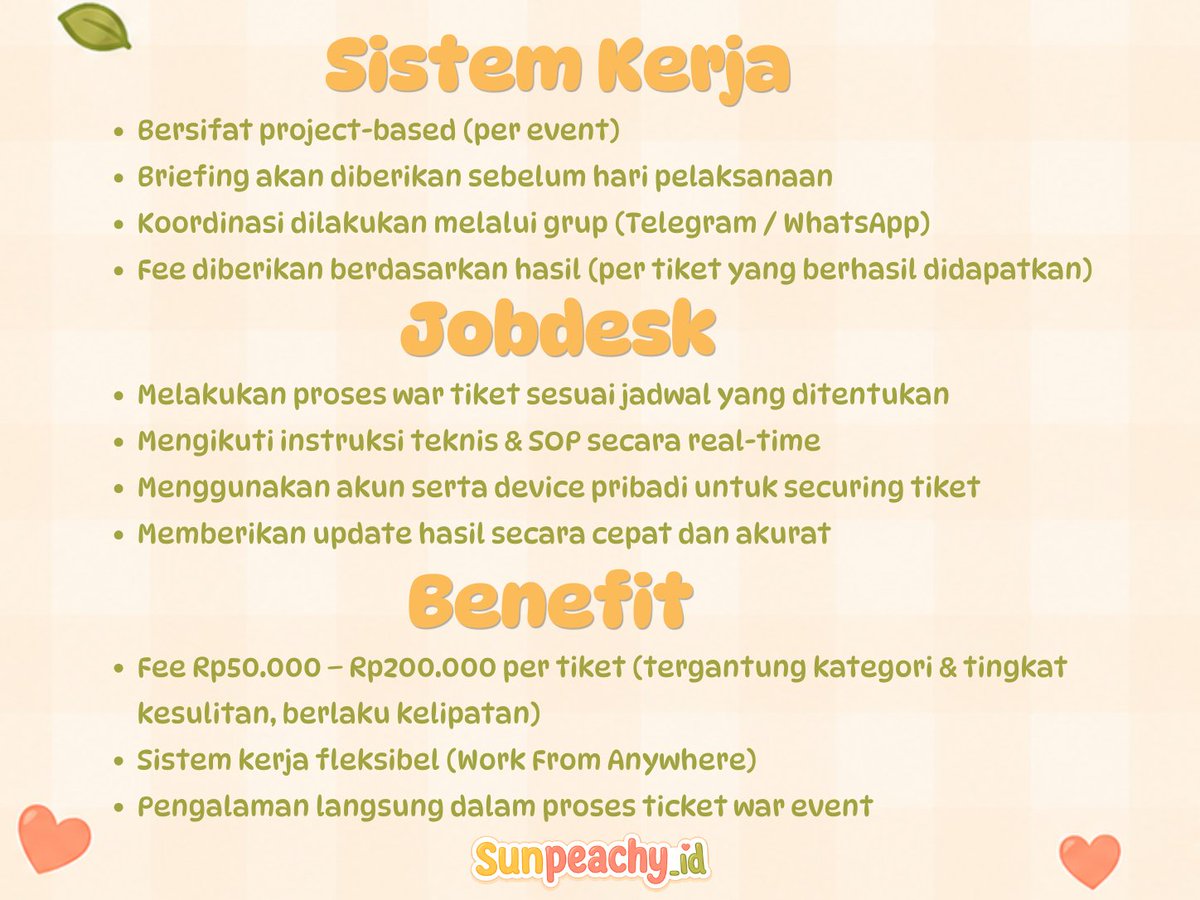JASWAR/JASTIP TICKETING SERVICE 🌻🍑 tweet media