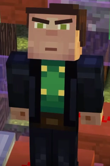 madzvie's tweet photo. why tf is progamerdude in minecraft story mode https://t.co/ObNK2EwnzI