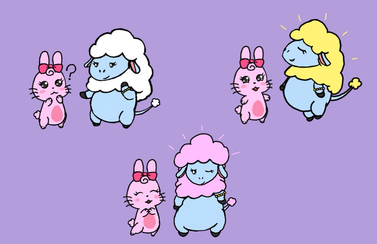 FrankKirlts's tweet image. Lily conoce a una oveja que puede cambiar el color de su lana
#digitalart #bunny #sheep