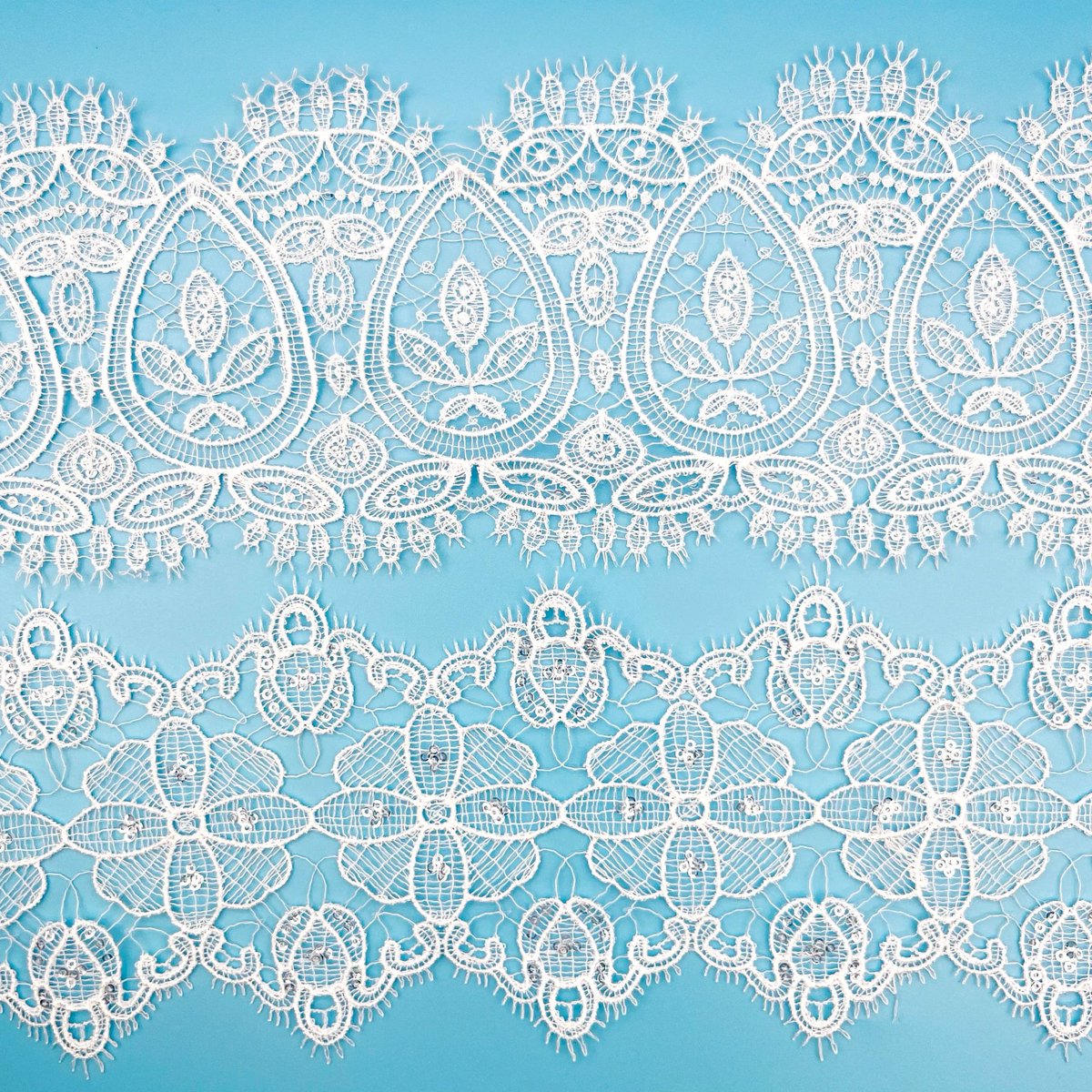 IndustrySw94466's tweet image. Elegant black &amp;amp; white embroidery lace trim – polyester+cotton, breathable &amp;amp; wrinkle-resistant. 2–5cm widths, perfect for dresses &amp;amp; weddings. MOQ: 3k yards/color. DM or visit swell-industry.com. #lace trim #fashionwholesale #b2b #garmenttrim