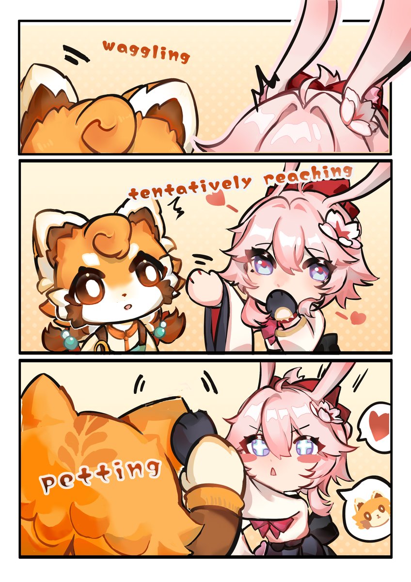PetitPlanetDays's tweet photo. Red panda and little fox

#petitplanet #PetitPlanetStardriftTest #プチプラネット #Evanescia https://t.co/1XLWPRuul0