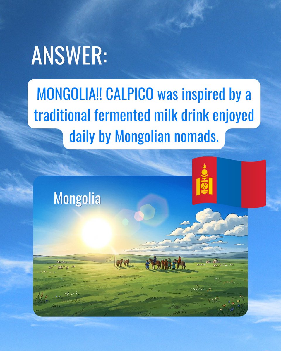 CalpicoUsa's tweet photo. 💫 CALPICO TRIVIA  💫
be honest... did you know the answer, or did you have to look it up? 🔍
if you want us to turn up the heat with even harder questions, drop a 🙋 in the comments! #calpico #japanesedrink #trivia #trivia https://t.co/WtjzPDHxia