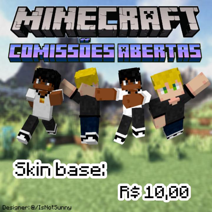404Filipe's tweet photo. Opa pessoal, tudo bem? Vim aqui de novo mendigar na interwebs, eu faço comissões de skins de minecraft :D https://t.co/i9ZDOIZC3E