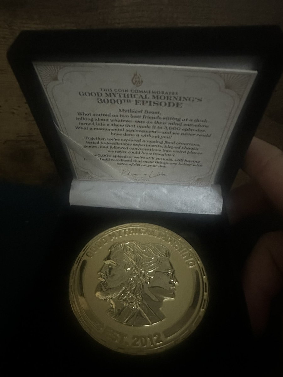 alecjp2's tweet photo. @Mythical thank you so much for what you guys do! Just received my 3000th coin in the mail so excited to have one!:) https://t.co/LNK1L1PZh0