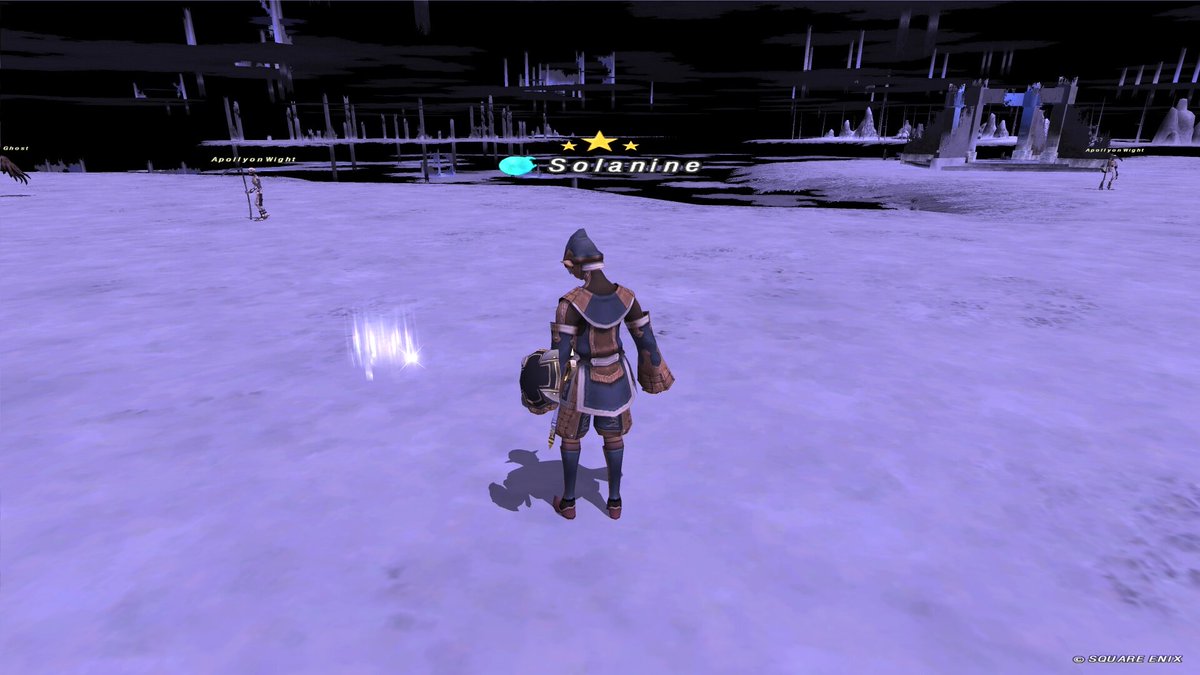 Solanine_FFXI's tweet image. 芝鯖（Shivaワールド）、アポリオン、ＮＷ＃１、出口側の少し手前のあたりに、キラキラ移動しておりまっす！
微妙に骨・オバケがうろついている範囲の中となります。

LSのTさんに情報共有していただきました！
どうもありがとうございまっす！('◇')ゞ
#FFXI #FF11 #ヴァナ日記