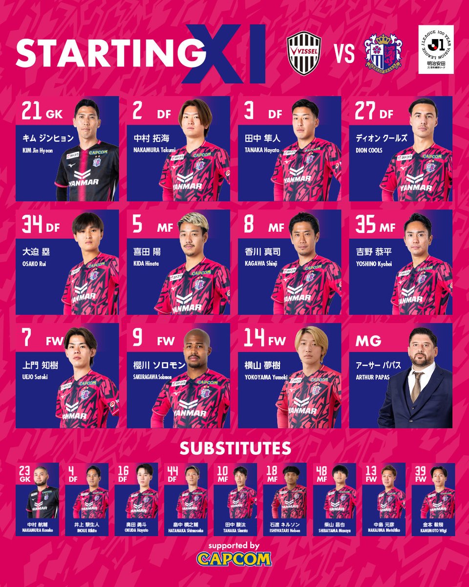 セレッソ大阪オフィシャル tweet media