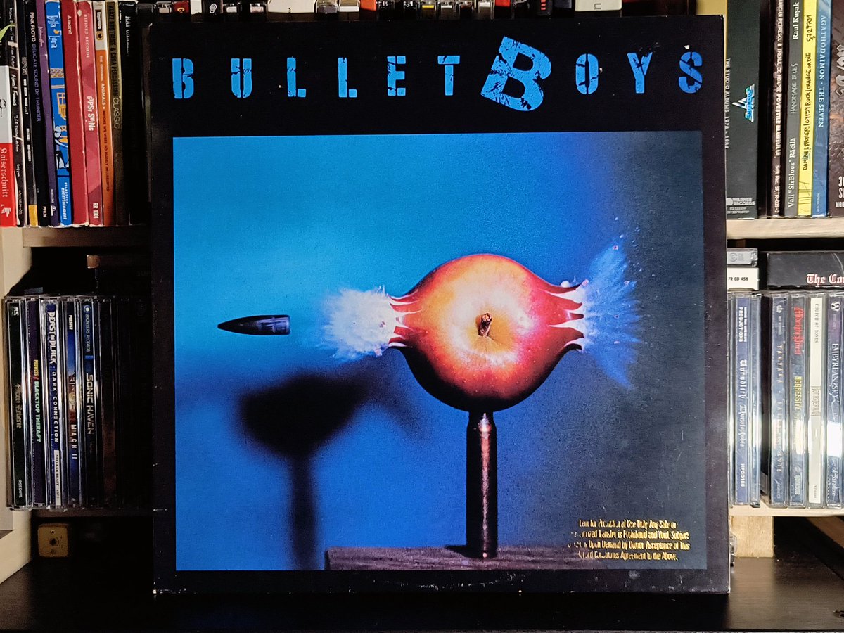 UniqueHiFi's tweet image. #NowSpinning
BULLET BOYS s/t (1988)
Excellent self-titled studio debut full-length effort by the Los Angeles rockers! Hard 'n glam. Gold certified, reaching #34 on the US Billboard 200. Deserves better recognition. OP promo #vinyl. 
Stream: open.spotify.com/album/09MGCFY8…
