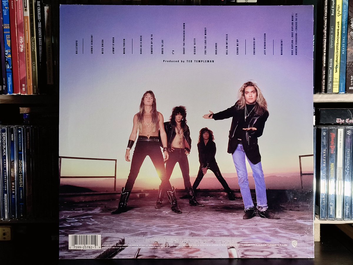 UniqueHiFi's tweet image. #NowSpinning
BULLET BOYS s/t (1988)
Excellent self-titled studio debut full-length effort by the Los Angeles rockers! Hard 'n glam. Gold certified, reaching #34 on the US Billboard 200. Deserves better recognition. OP promo #vinyl. 
Stream: open.spotify.com/album/09MGCFY8…