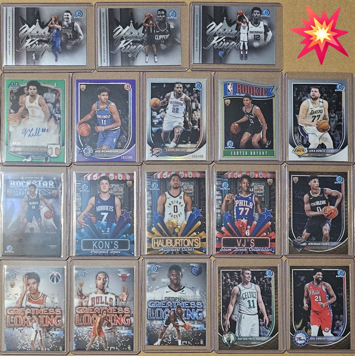 3bangerbreaks's tweet image. #Hits from the 2025-26 #Bowman  #Basketball #PYT + #Random #Team #Blaster #Box #Break 

#TBBCrew #NBA #TBBReposts #TBBBreakCredit #NCAA #NIL #tradingcards #thehobby
