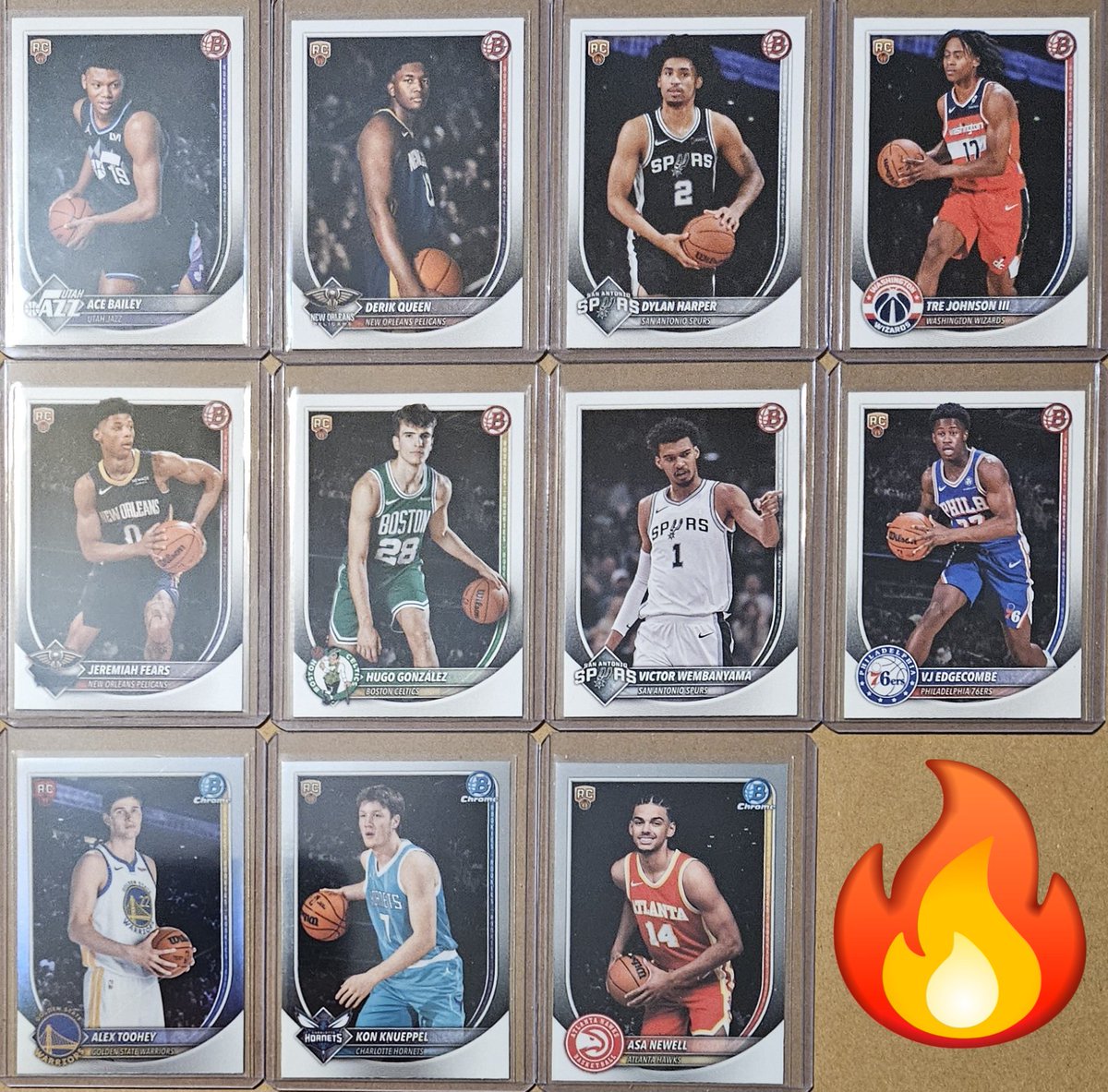 3bangerbreaks's tweet image. #Hits from the 2025-26 #Bowman  #Basketball #PYT + #Random #Team #Blaster #Box #Break 

#TBBCrew #NBA #TBBReposts #TBBBreakCredit #NCAA #NIL #tradingcards #thehobby