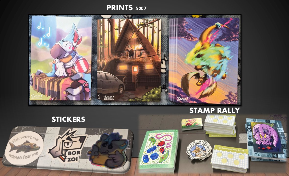 Sebz101's tweet photo. HEY GUYS!
I'm going to be vending at my college's art convention, TigerCon! It begins tomorrow and thursday (april, 29th-30th) at 9am-4pm located at RCC's business building (CIS-114) next to the cafeteria. I'll be selling art prints and stickers so stop by and say hi! https://t.co/Uv1giKfSBx