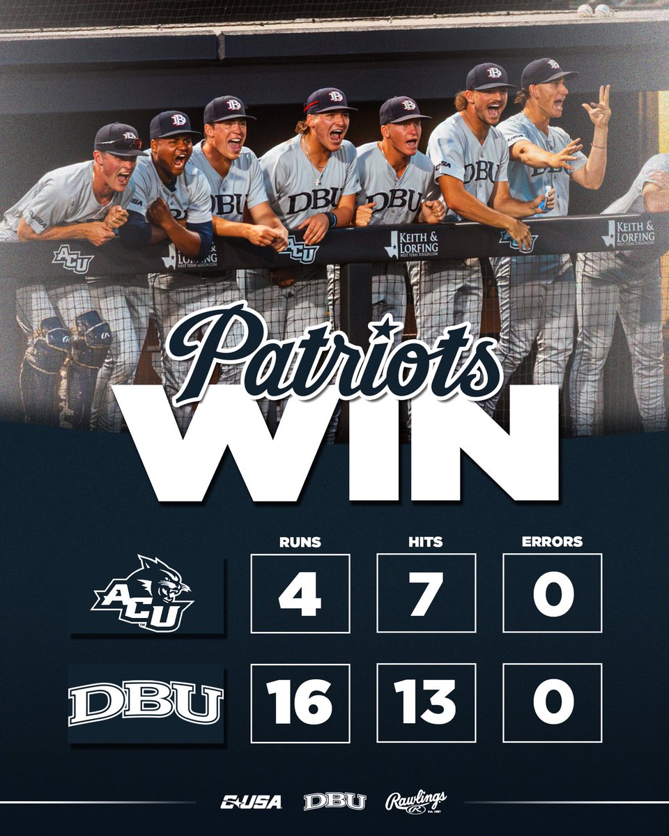 DBU_Baseball's tweet photo. Update: TOOK over Abilene! https://t.co/Ew2opV0wIl