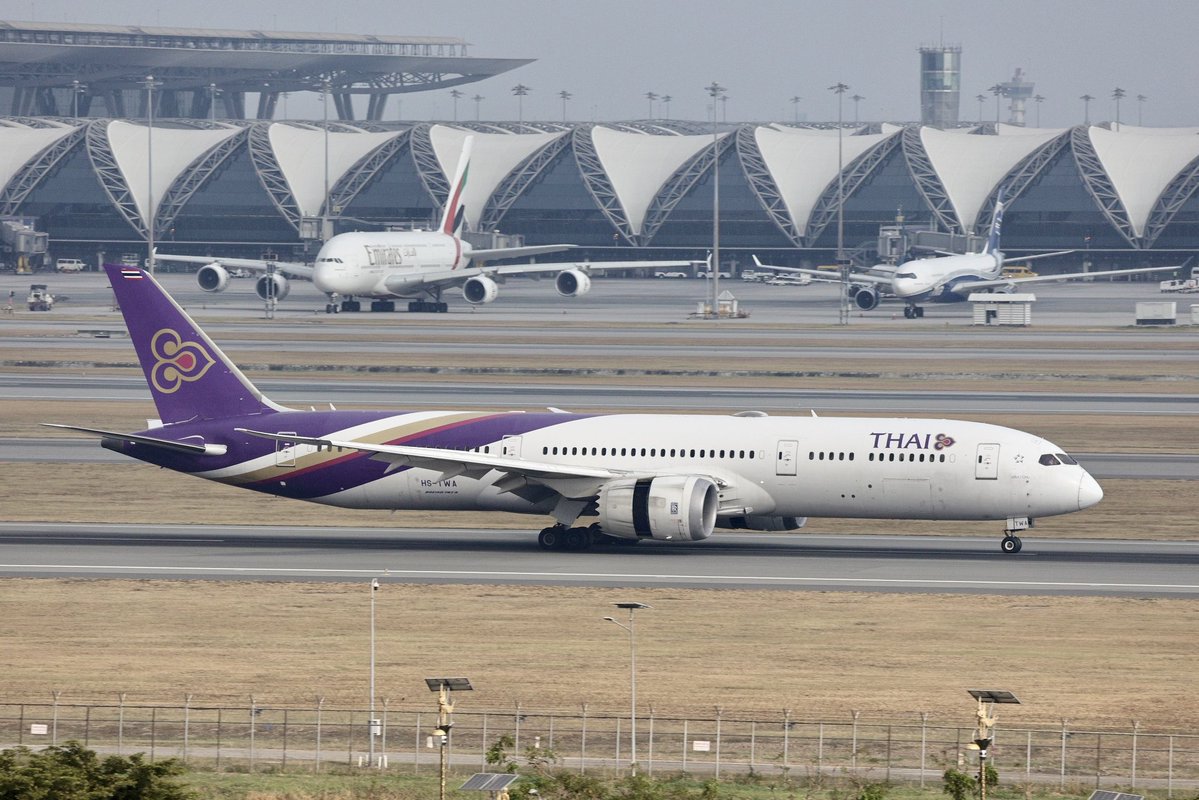 musonda_o's tweet image. Thai Airways
B787-9 Dreamliner  HS-TWA
Suvarnabhumi Airport, Bangkok
17 Jan 2026

#Thai #BKK #B789