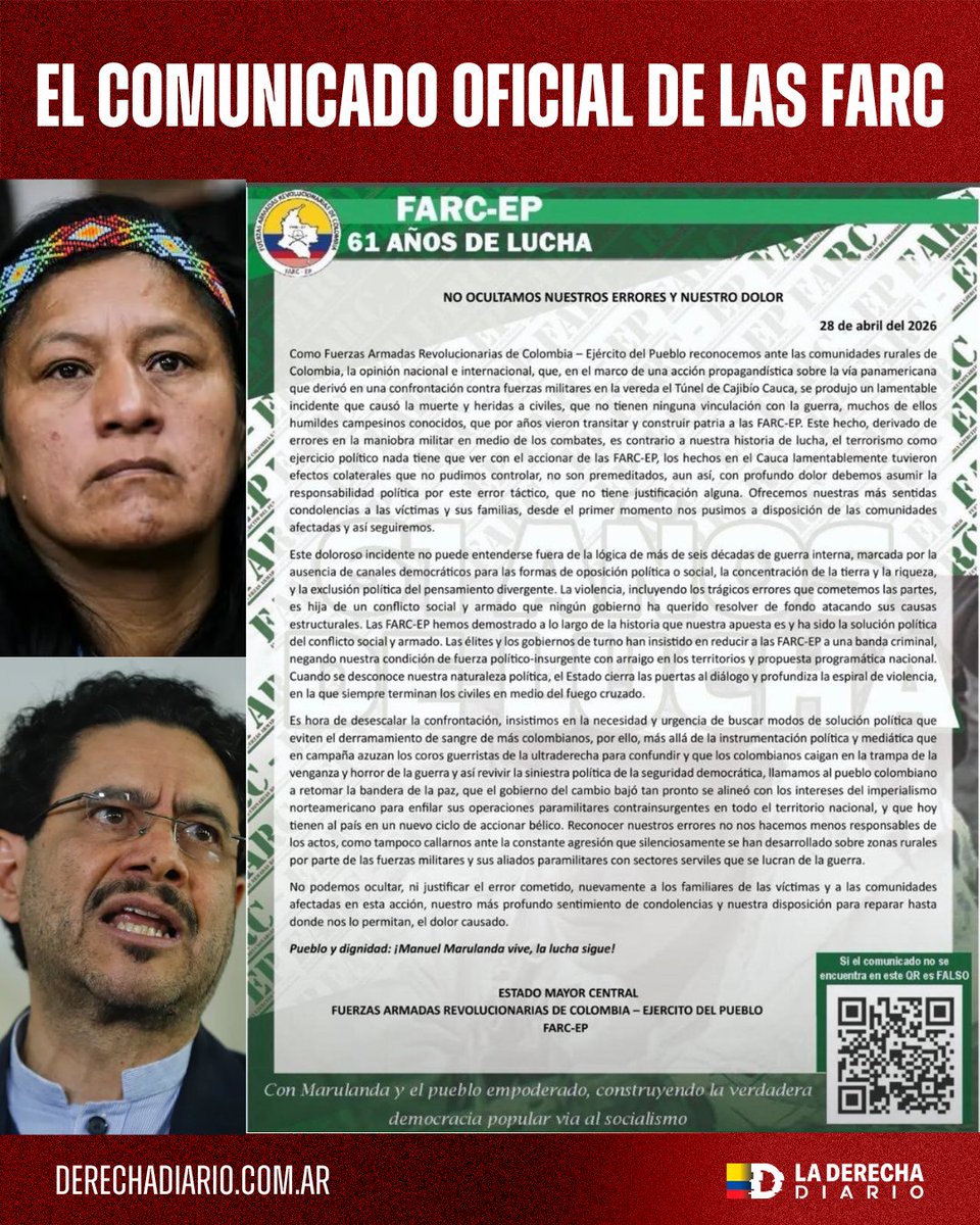 La Derecha Diario Colombia tweet media