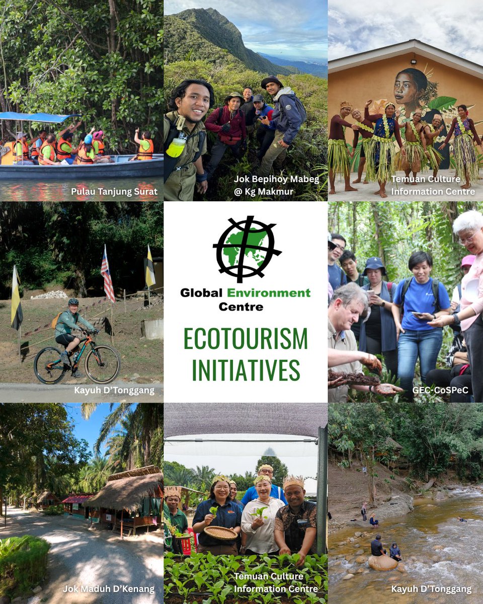 GECtalks's tweet photo. Did you know GEC supports 6 community-based ecotourism sites across Malaysia? 

Swim in clear rivers, cruise through mangroves and experience local heritage and flavours, while learning about conservation efforts on the ground.

Start exploring: https://t.co/kOAUFTqe92 https://t.co/nU12zc0eqC