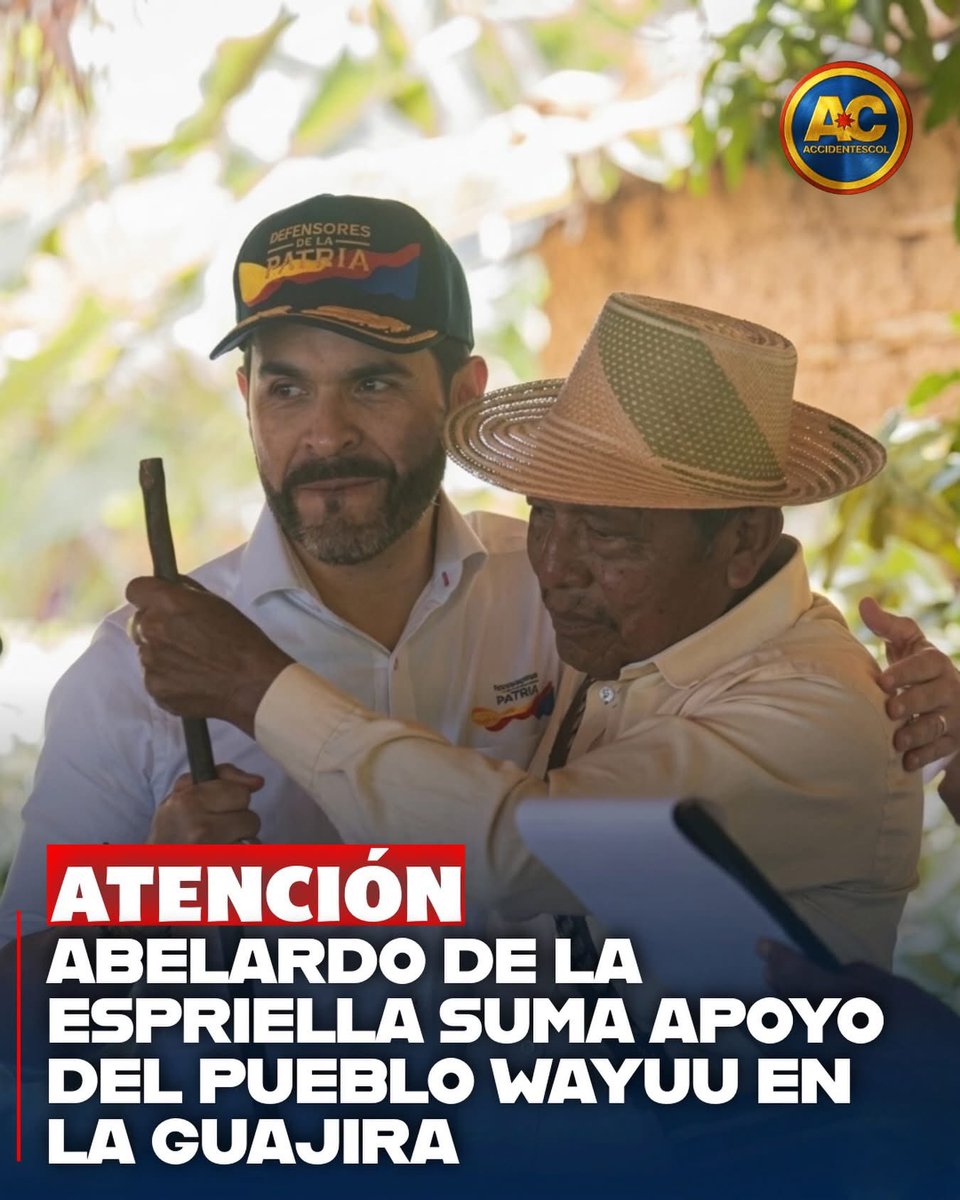 Todas las Etnia indígenas respetables estan con el Tigre 🐅 <a href="/ABDELAESPRIELLA/">Abelardo De La Espriella</a> PRESIDENTE 
#FirmesPorLaPatria