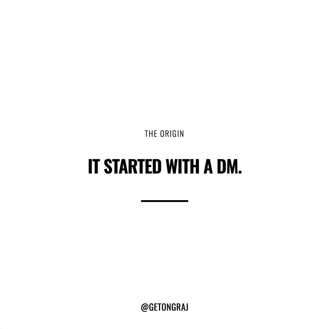 getongraj's tweet photo. Matt built a brand. Timmy became the first rep — 50 cases a day, door to door. No platform. No middleman. Just two people who believed the product would sell if someone actually worked it.

That's where GRAJ started. A DM. https://t.co/fv7aAYape2