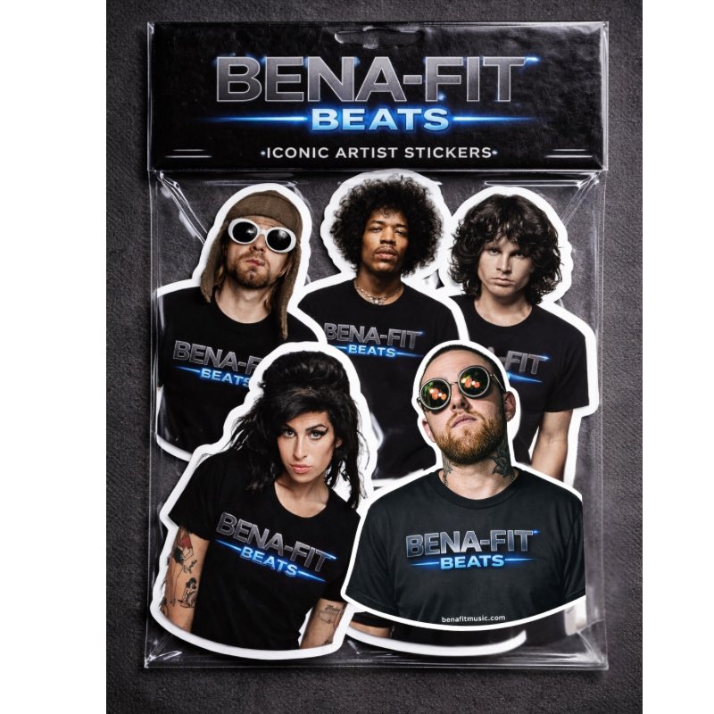 benafitbeats's tweet image. Iconic Fans Stickers 🔥 
$12.00 
Limited.
🛒 benafitmusic.com

#benafitbeats #benafitmusic #stickers #merch #kurtcobain #jimihendrix #amywhinehouse #jimmorrison #macmiller