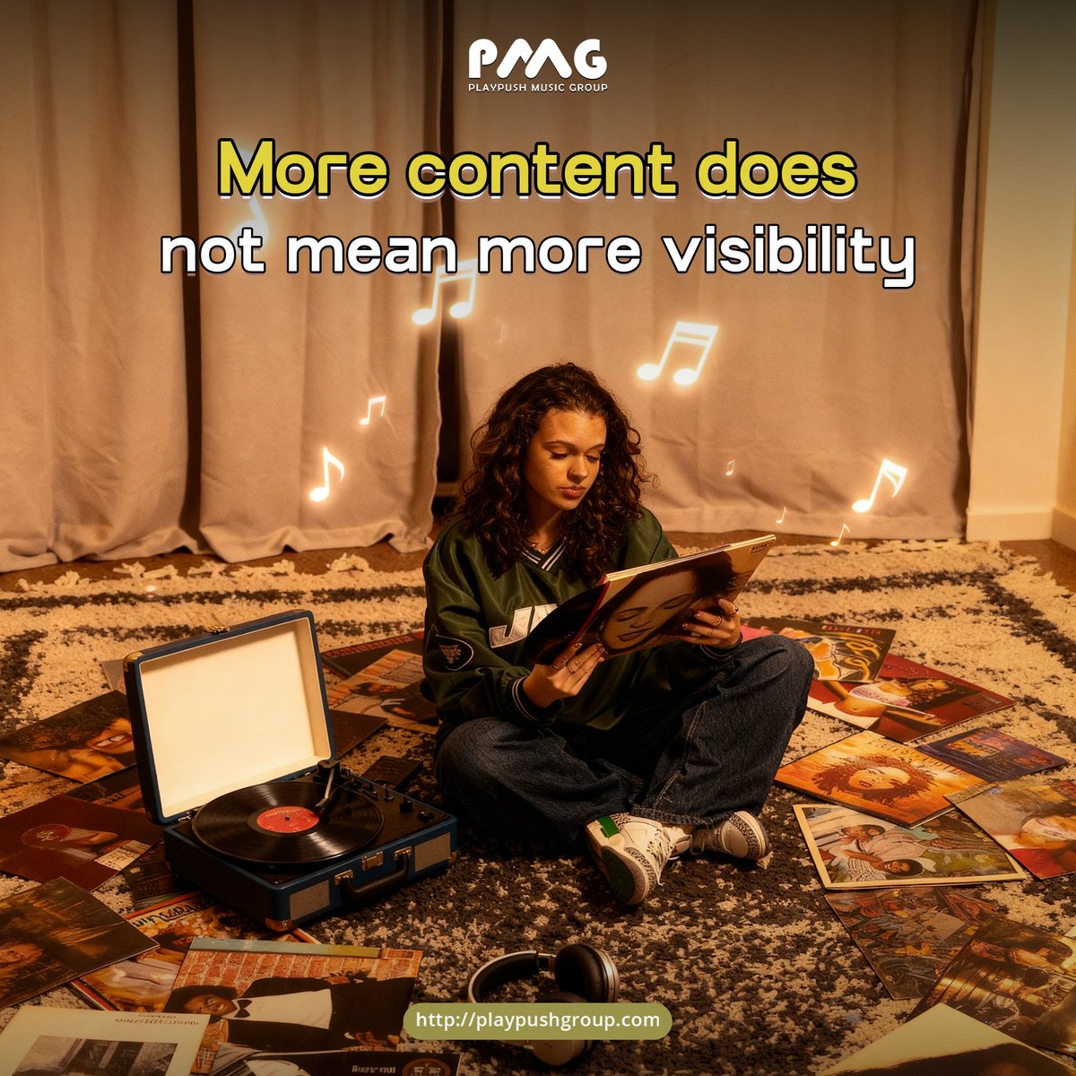 PlayPush_Music's tweet image. PMG Discussion: Does More Content Mean More Visibility?

More content doesn’t always lead to more exposure.

✅ Quantity vs impact
✅ Posting vs standing out
✅ Presence vs visibility
🌐 playpushgroup.com
#ContentStrategy #MusicMarketing #DigitalMusic #ShortVideo #PMG