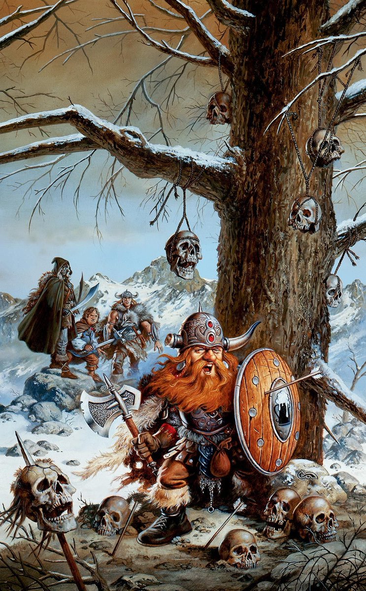 'Streams of Silver' Icewind Dale cover by Clyde Caldwell (1989)
#dndart