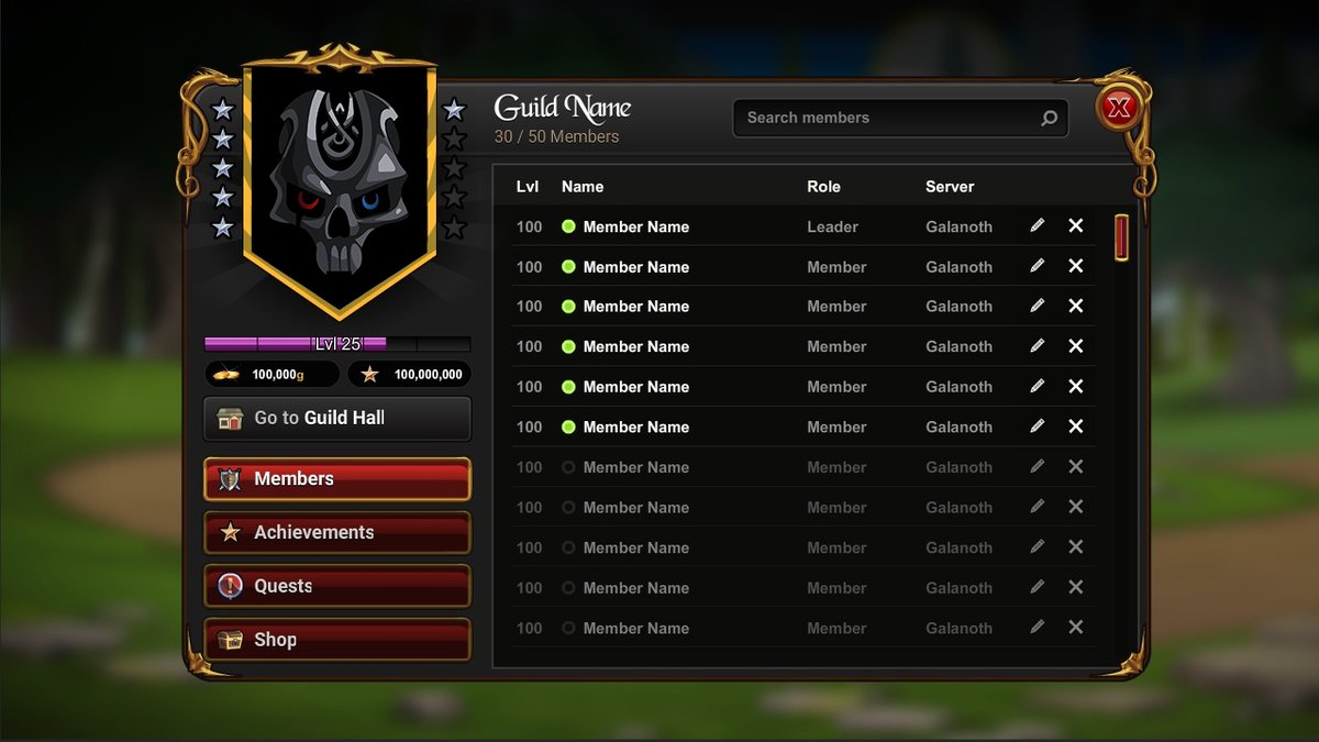 CropsterAQW's tweet image. The guild design is really cool— we can even change the symbol. Will it be possible in the future for us to use our own custom guild icon? @ArtixKrieger #aqw #aqwinfinity