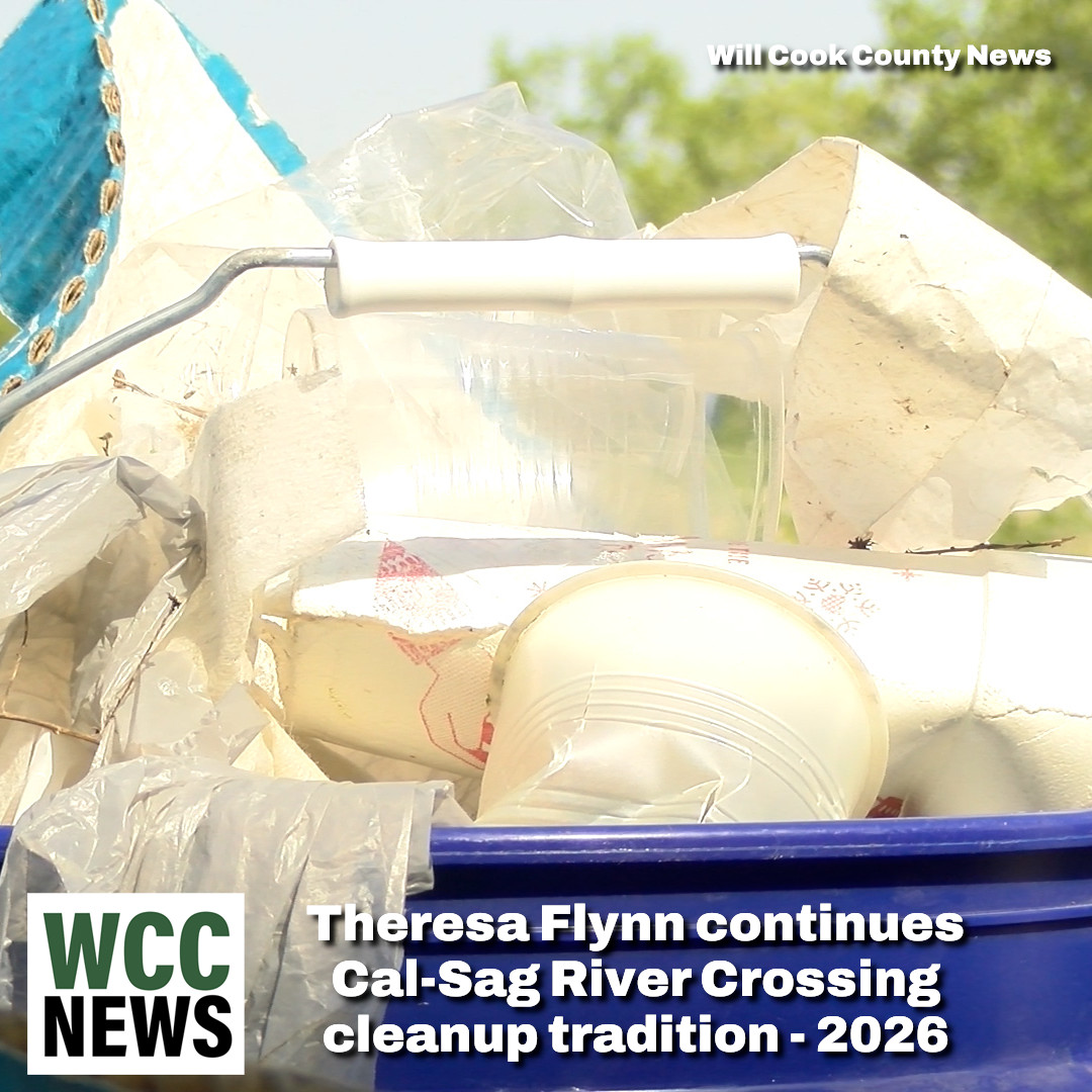 WillCookNews's tweet photo. Theresa Flynn continues Cal-Sag River Crossing cleanup tradition - 2026. By Claude Martinez.

Article link: https://t.co/SN1PRV14RV

Note: Registration is required to participate in the cleanup.

#wccn #wccnews #willcookcountynews #crestwood #chicagoriverday https://t.co/g4fHpL2u2Y