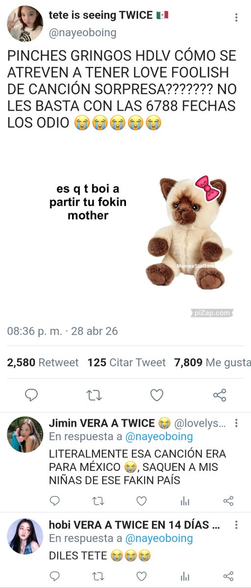 firstevermore's tweet photo. Un #aukookv donde ambos son fans de twice pero después de que tocaron una canción en el tour pasaron cosas además de algunas peleas por twitter, ¿será que del odio al amor solo hay un paso? 🫢 https://t.co/DZ5QyaQPuj